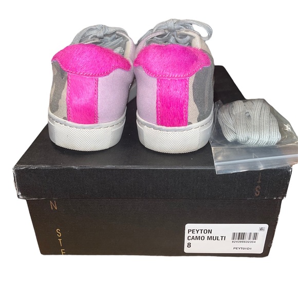 EUC w/ box Steven by Steve Madden Camo Peyton sneakers size 8 with extra laces. - Picture 2 of 5